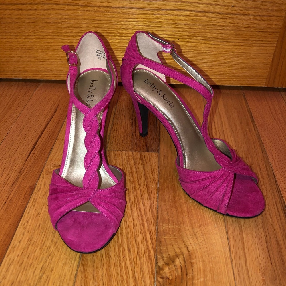 Hot Pink Kelly & Katie High Heel Sandals